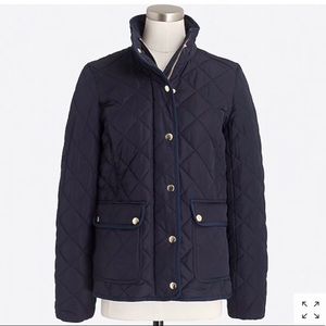 J. Crew Quilted Jacket | Navy